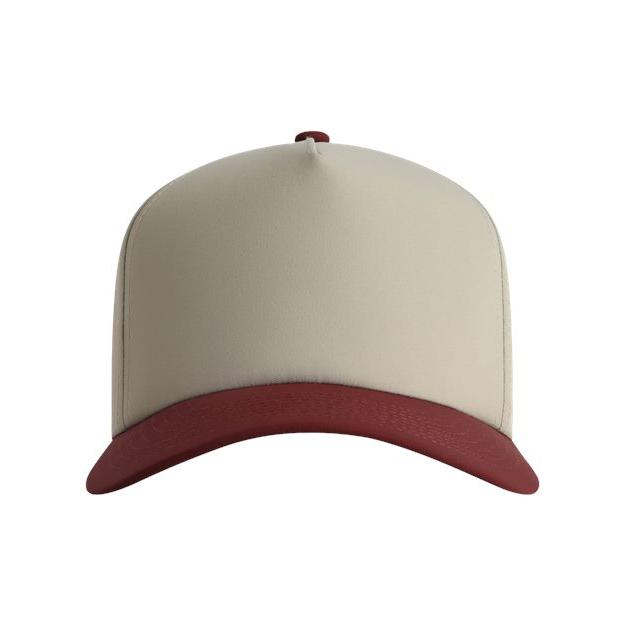 logo-left Imperial Trek Canyon Cloth Vest-Imperial-Putty/ Black Cherry-Adjustable-Thread Logic