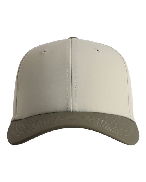 no-logo Imperial The Elements Recycled Two-Tone Performance Cap-Imperial-Putty/ Olive Green-Adjustable-Thread Logic