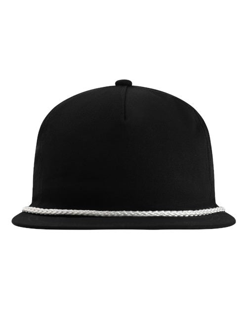no-logo Imperial The Original Rope Five-Panel Cap-Imperial-Black/ White-Adjustable-Thread Logic