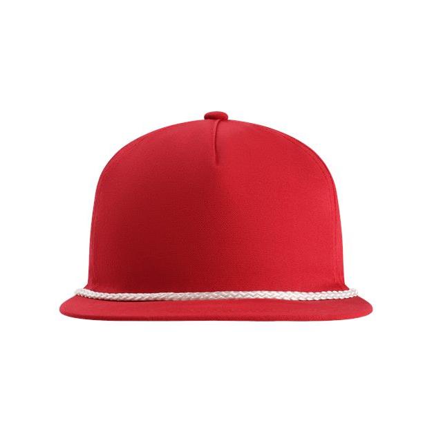 no-logo Imperial The Original Rope Five-Panel Cap-Imperial-Red/ White-Adjustable-Thread Logic