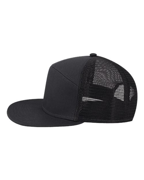 no-logo Legacy Hopback Seven-Panel Trucker Cap-Legacy-Thread Logic