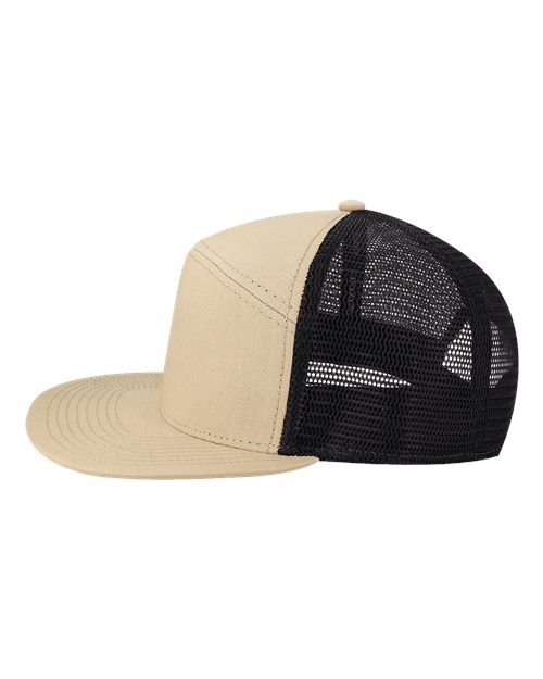 no-logo Legacy Hopback Seven-Panel Trucker Cap-Legacy-Thread Logic