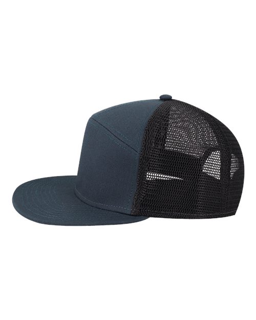 no-logo Legacy Hopback Seven-Panel Trucker Cap-Legacy-Thread Logic