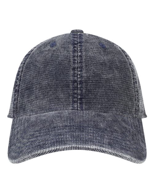 no-logo Legacy Salt Wash Corduroy Cap-Legacy-Navy-Adjustable-Thread Logic