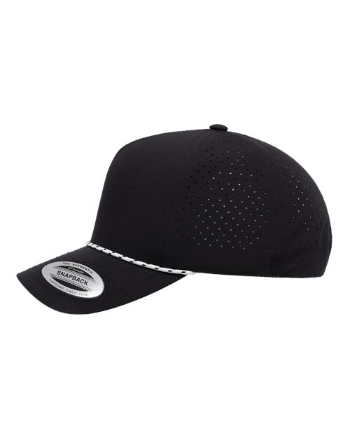 no-logo YP Classics Five-Panel Perforated Rope Cap-YP Classics-Thread Logic