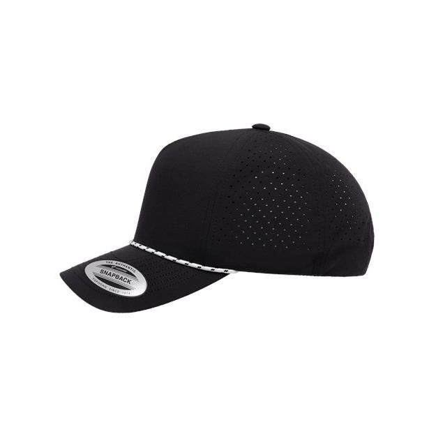 no-logo YP Classics Five-Panel Perforated Rope Cap-YP Classics-Thread Logic