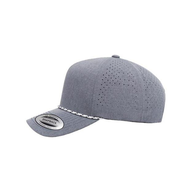 no-logo YP Classics Five-Panel Perforated Rope Cap-YP Classics-Thread Logic