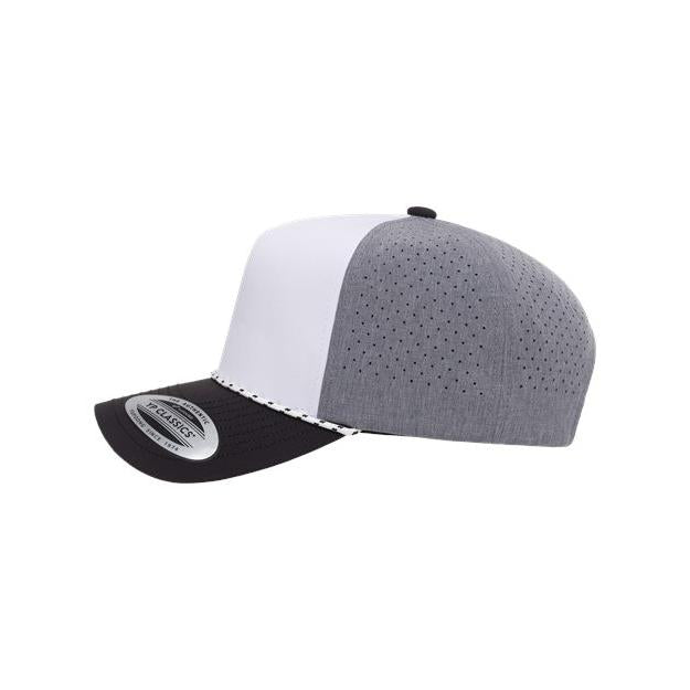 no-logo YP Classics Five-Panel Perforated Rope Cap-YP Classics-Thread Logic