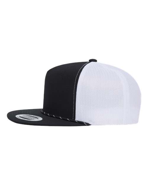 no-logo YP Classics Classic Five-Panel Trucker Rope Cap-YP Classics-Thread Logic