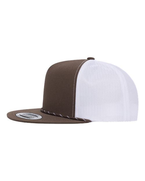 no-logo YP Classics Classic Five-Panel Trucker Rope Cap-YP Classics-Thread Logic