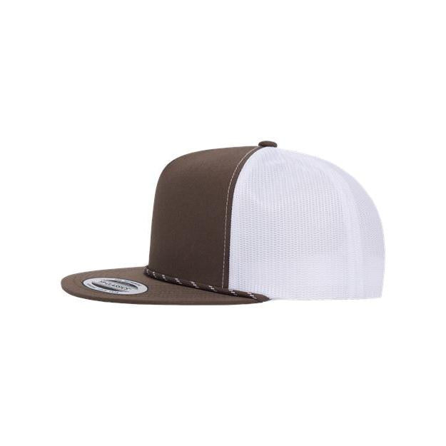 no-logo YP Classics Classic Five-Panel Trucker Rope Cap-YP Classics-Thread Logic