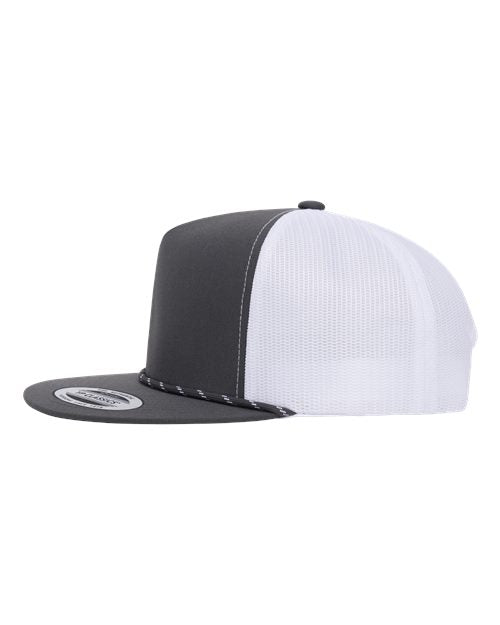 no-logo YP Classics Classic Five-Panel Trucker Rope Cap-YP Classics-Thread Logic