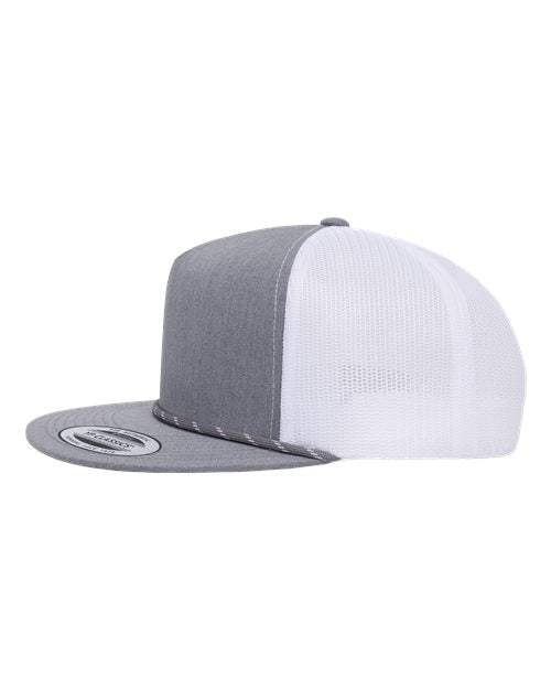 no-logo YP Classics Classic Five-Panel Trucker Rope Cap-YP Classics-Thread Logic