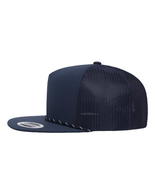 no-logo YP Classics Classic Five-Panel Trucker Rope Cap-YP Classics-Thread Logic