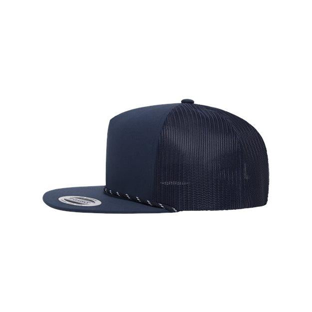 no-logo YP Classics Classic Five-Panel Trucker Rope Cap-YP Classics-Thread Logic