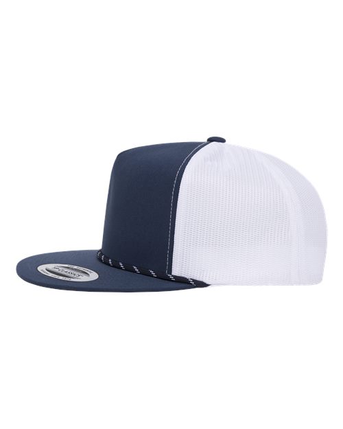 no-logo YP Classics Classic Five-Panel Trucker Rope Cap-YP Classics-Thread Logic