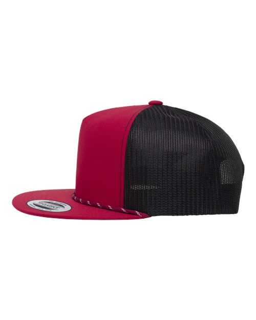 no-logo YP Classics Classic Five-Panel Trucker Rope Cap-YP Classics-Thread Logic