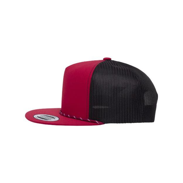 no-logo YP Classics Classic Five-Panel Trucker Rope Cap-YP Classics-Thread Logic