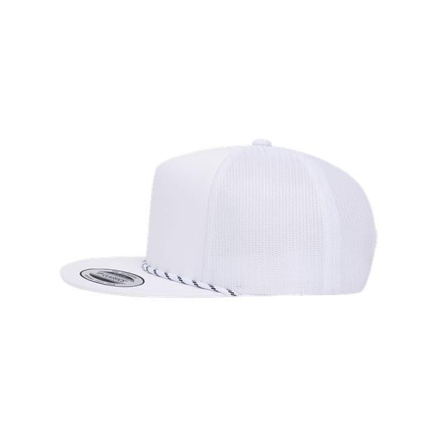 no-logo YP Classics Classic Five-Panel Trucker Rope Cap-YP Classics-Thread Logic