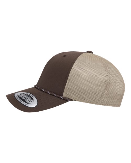 no-logo YP Classics Retro Trucker Rope Cap-YP Classics-Thread Logic