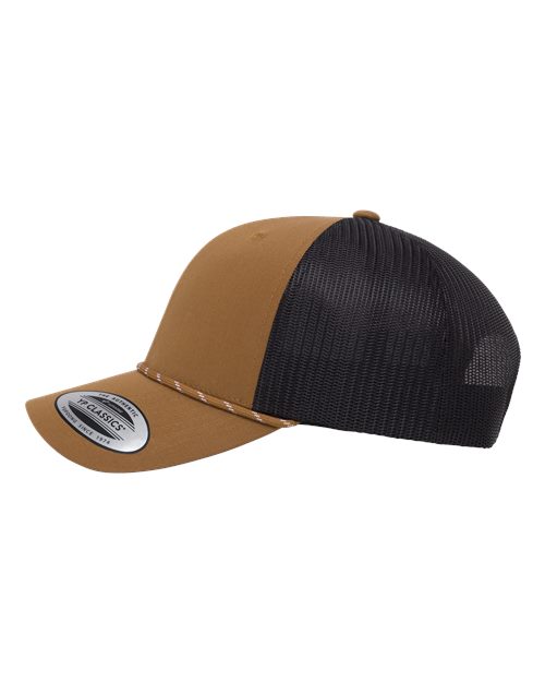 no-logo YP Classics Retro Trucker Rope Cap-YP Classics-Thread Logic