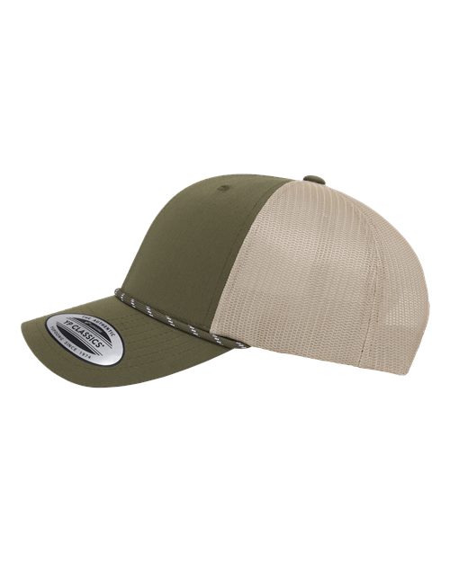 no-logo YP Classics Retro Trucker Rope Cap-YP Classics-Thread Logic