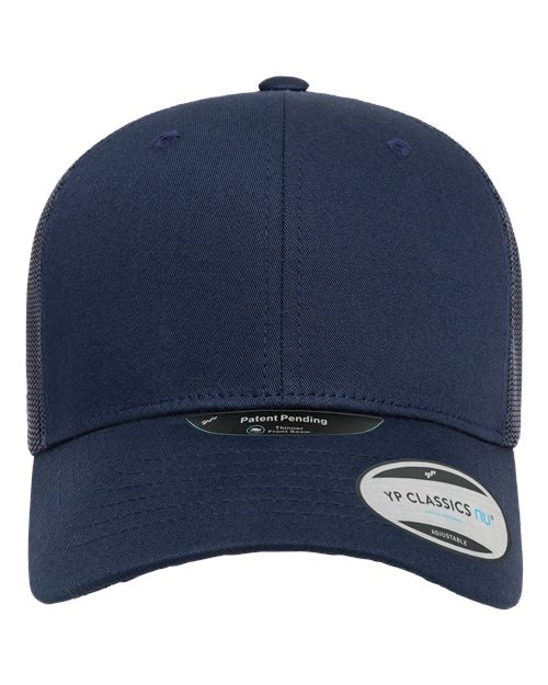 no-logo YP Classics NU Retro Trucker Cap-YP Classics-Navy-Adjustable-Thread Logic