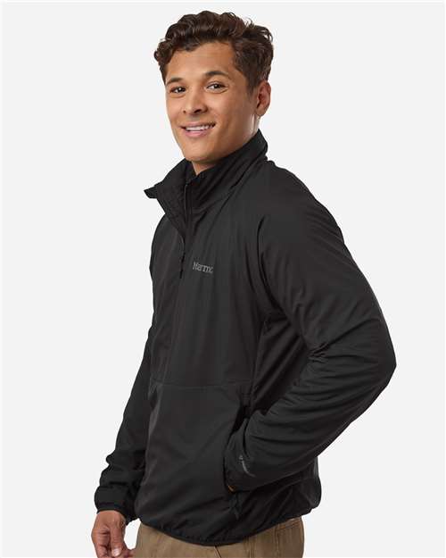 no-logo Marmot Aerothermal Soft Shell Quarter-Zip Pullover-Marmot-Thread Logic
