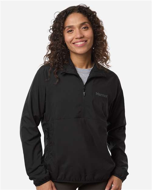 no-logo Marmot WoAerothermal Soft Shell Quarter-Zip Pullover-Marmot-Thread Logic