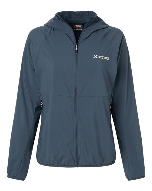 logo-left Marmot WoAerothermal Soft Shell Hooded Jacket-Marmot-Thunderhead-XS-Thread Logic