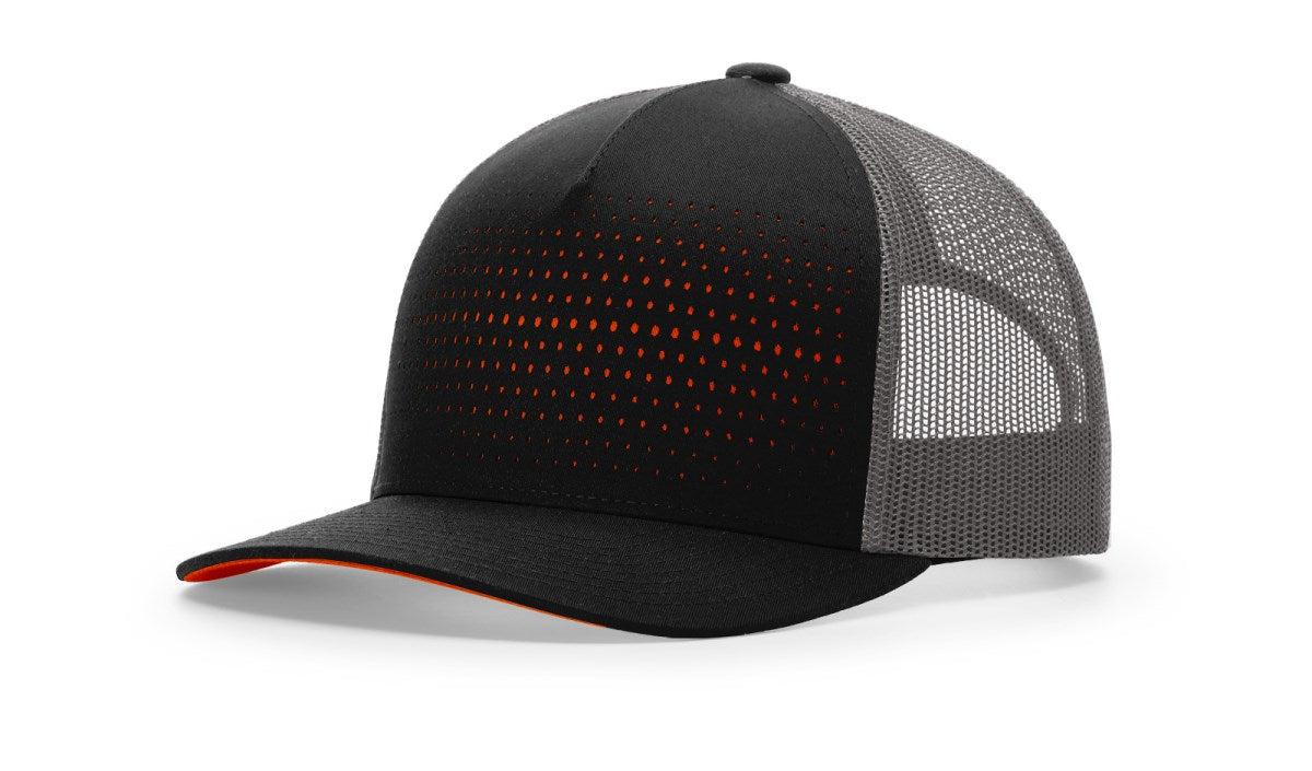 no-logo Richardson Laser Cut Five Panel Trucker-Richardson-Thread Logic