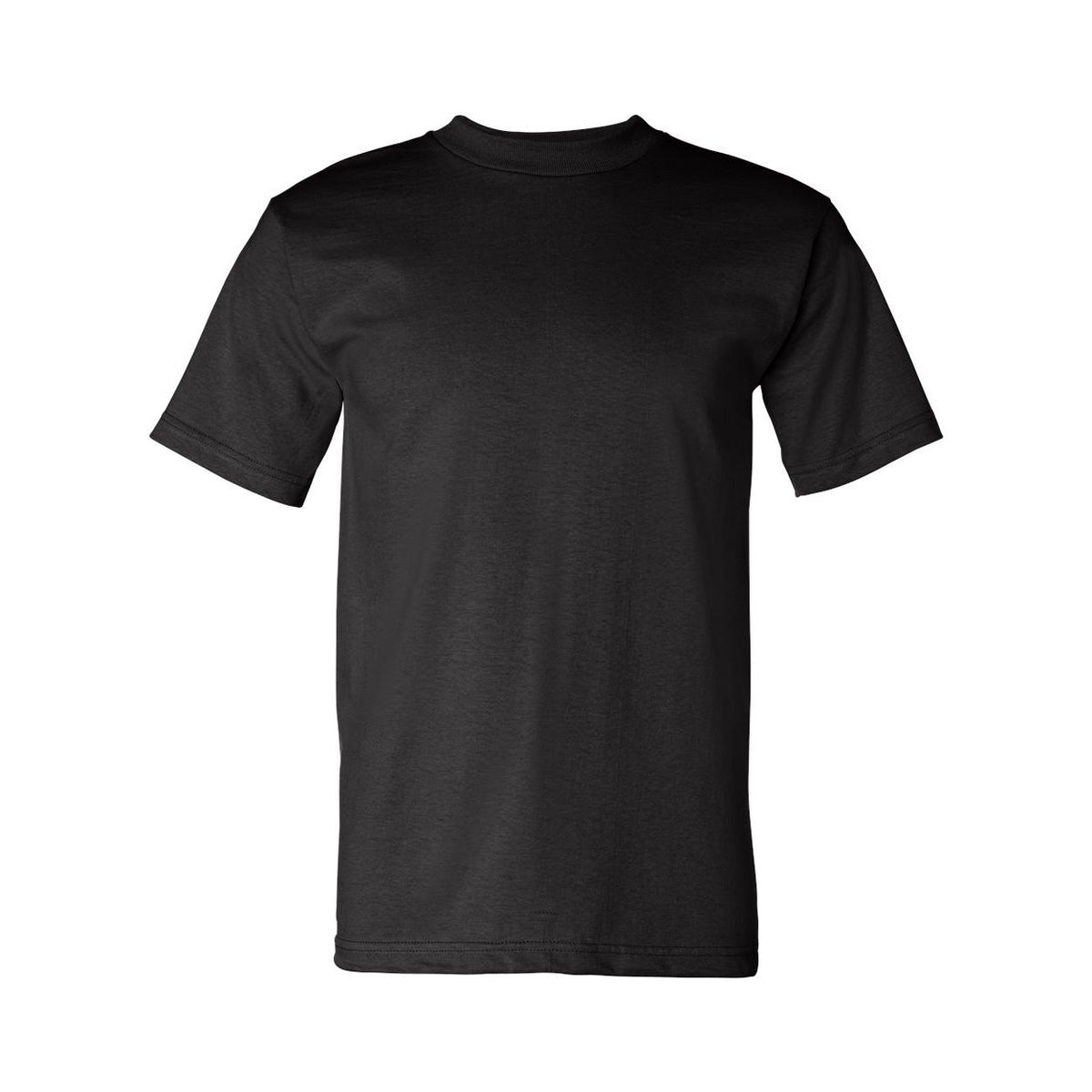 no-logo Bayside USA-Made Short Sleeve TShirt-Polos-Bayside-Black-S-Thread Logic