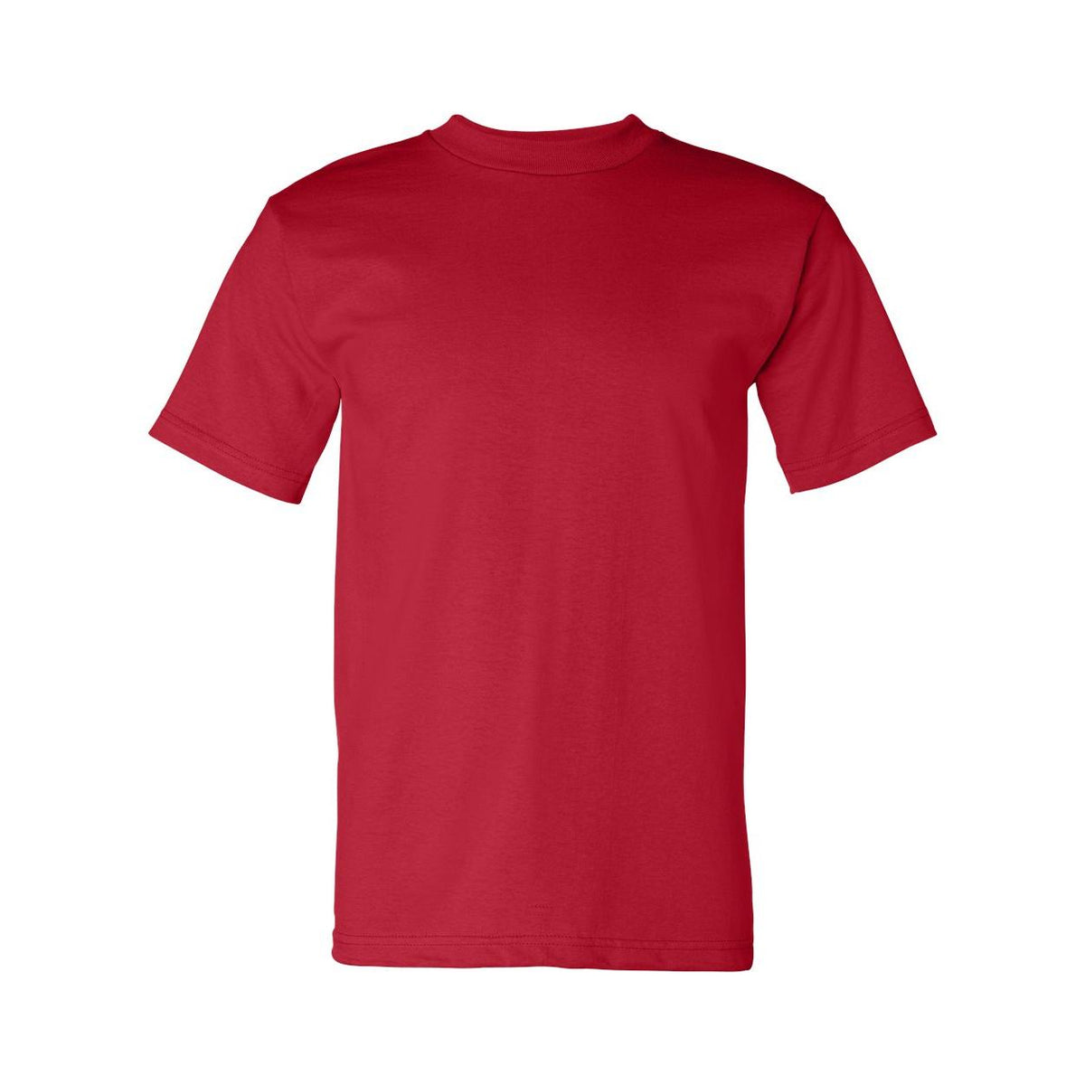 no-logo Bayside USA-Made Short Sleeve TShirt-Polos-Bayside-Red-S-Thread Logic