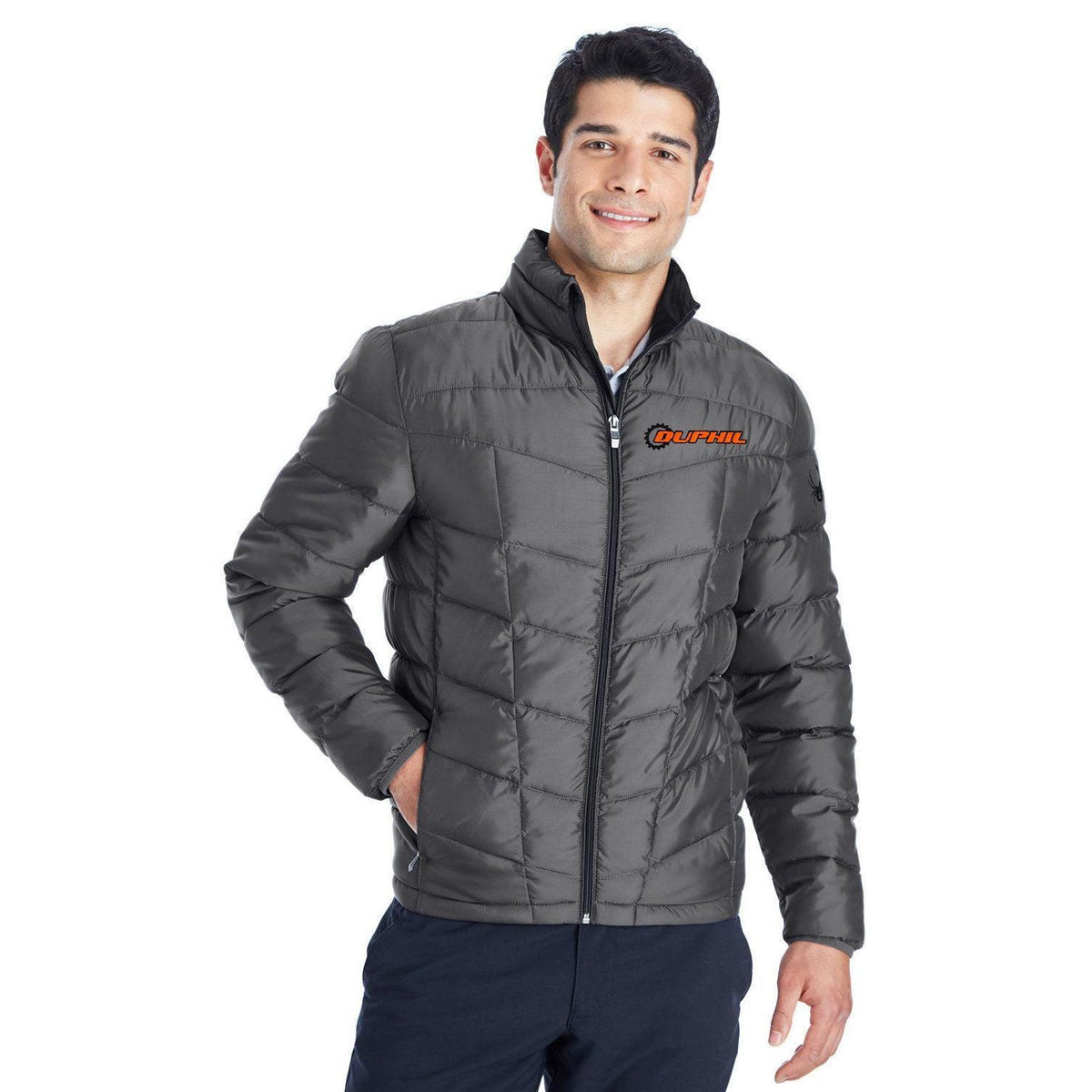 no-logo Spyder Pelmo Insulated Puffer Jacket-Men's Jackets-Spyder-Thread Logic