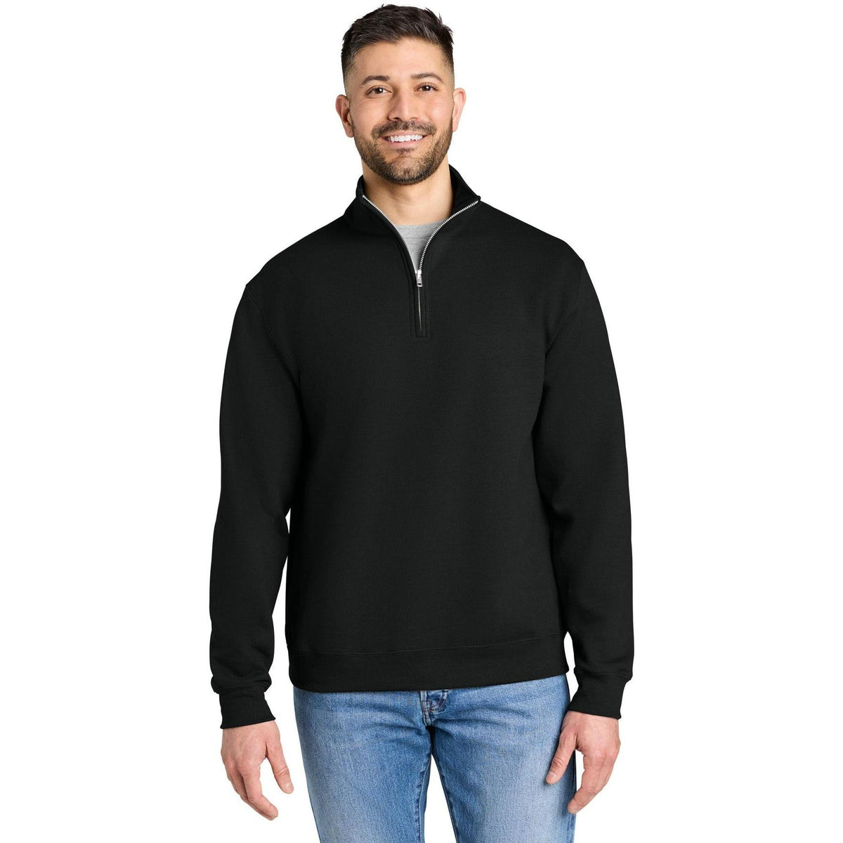 no-logo Gildan Heavy Blend 1/4-Zip Sweatshirt