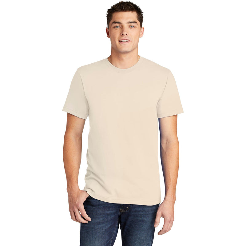 no-logo CLOSEOUT - American Apparel Fine Jersey Unisex T-Shirt-American Apparel-Creme-3XL-Thread Logic