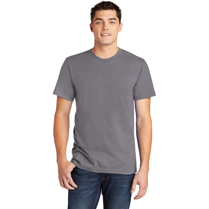 no-logo CLOSEOUT - American Apparel Fine Jersey Unisex T-Shirt-American Apparel-Slate-XS-Thread Logic