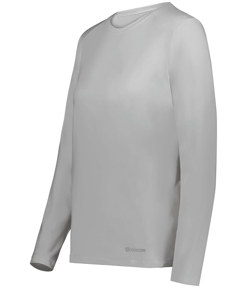 no-logo Holloway Ladies Coolcore Essential Long Sleeve Tee-Holloway-Thread Logic