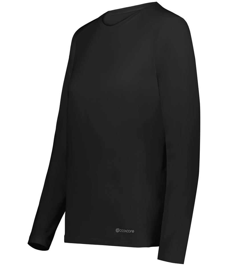 no-logo Holloway Ladies Coolcore Essential Long Sleeve Tee-Holloway-Thread Logic