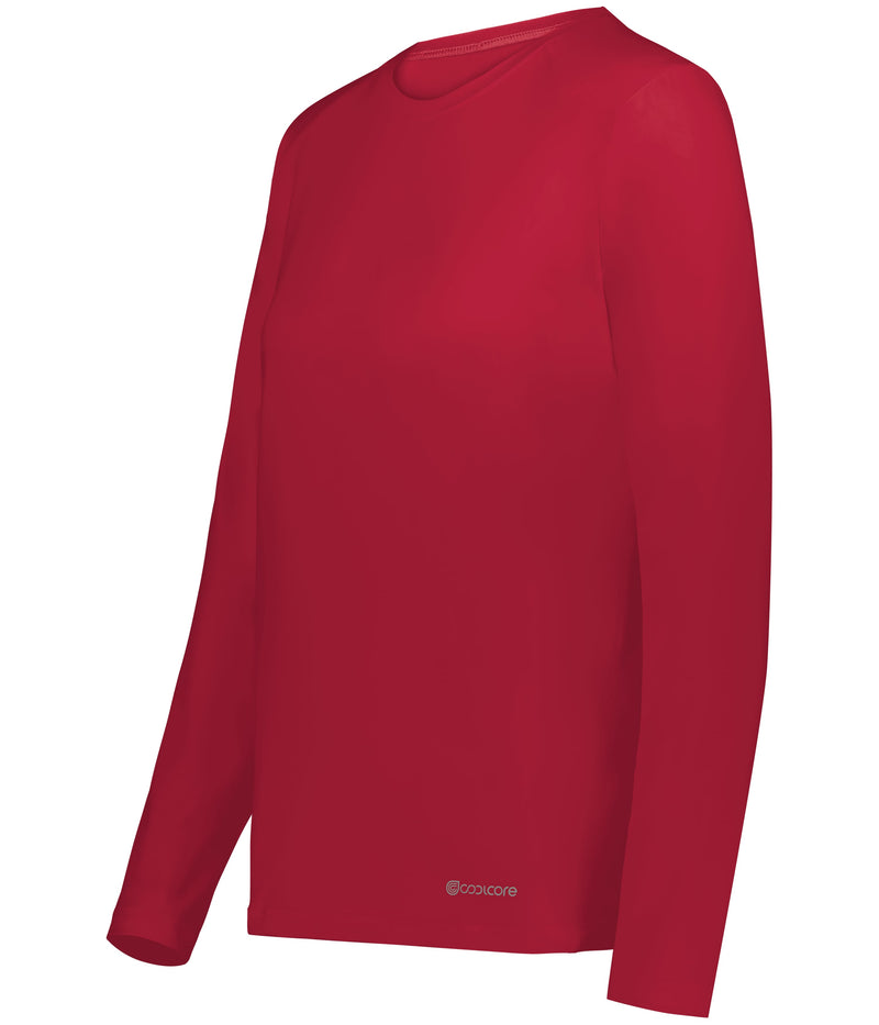 no-logo Holloway Ladies Coolcore Essential Long Sleeve Tee-Holloway-Thread Logic