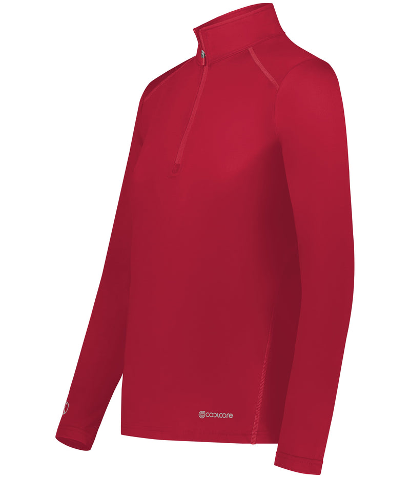 no-logo Holloway Ladies Coolcore 1/4 Zip Pullover-Holloway-Thread Logic