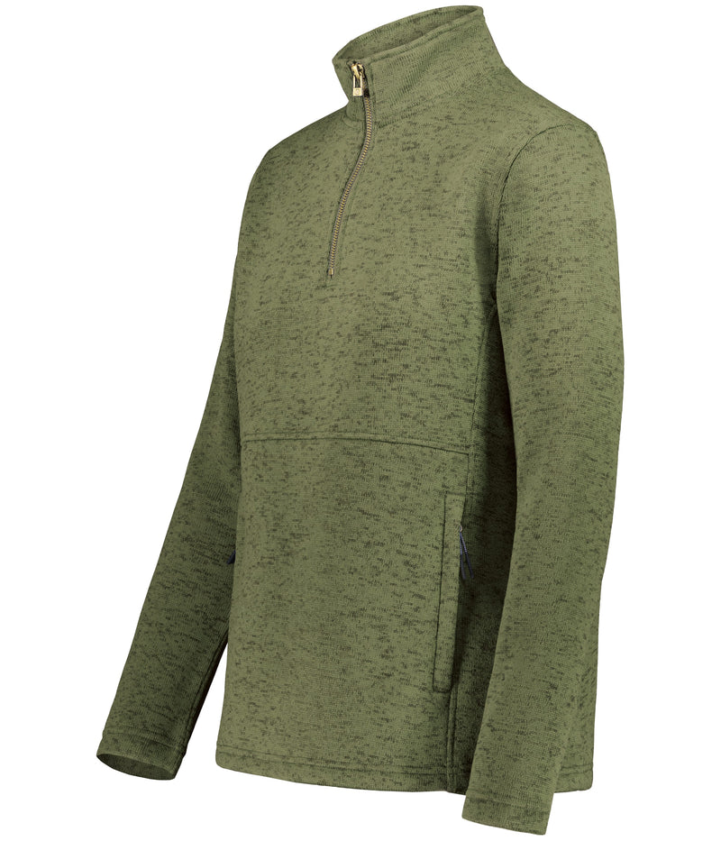 no-logo Holloway Ladies Alpine Sweater Fleece 1/4 Zip Pullover-Holloway-Thread Logic