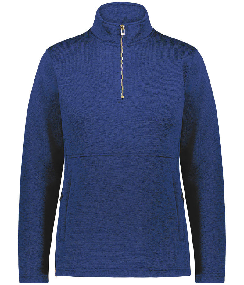 Holloway Ladies Alpine Sweater Fleece 1/4 Zip Pullover