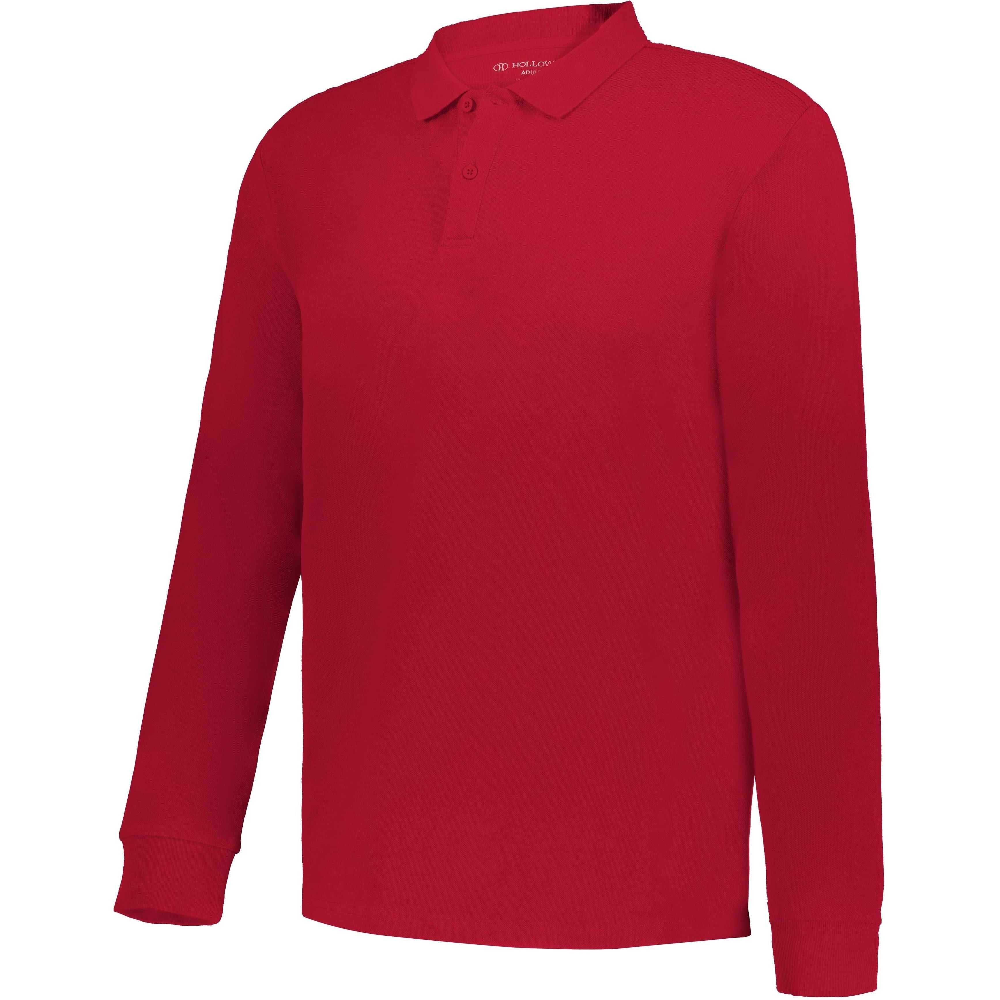 Holloway Core Cotton Long Sleeve Polo
