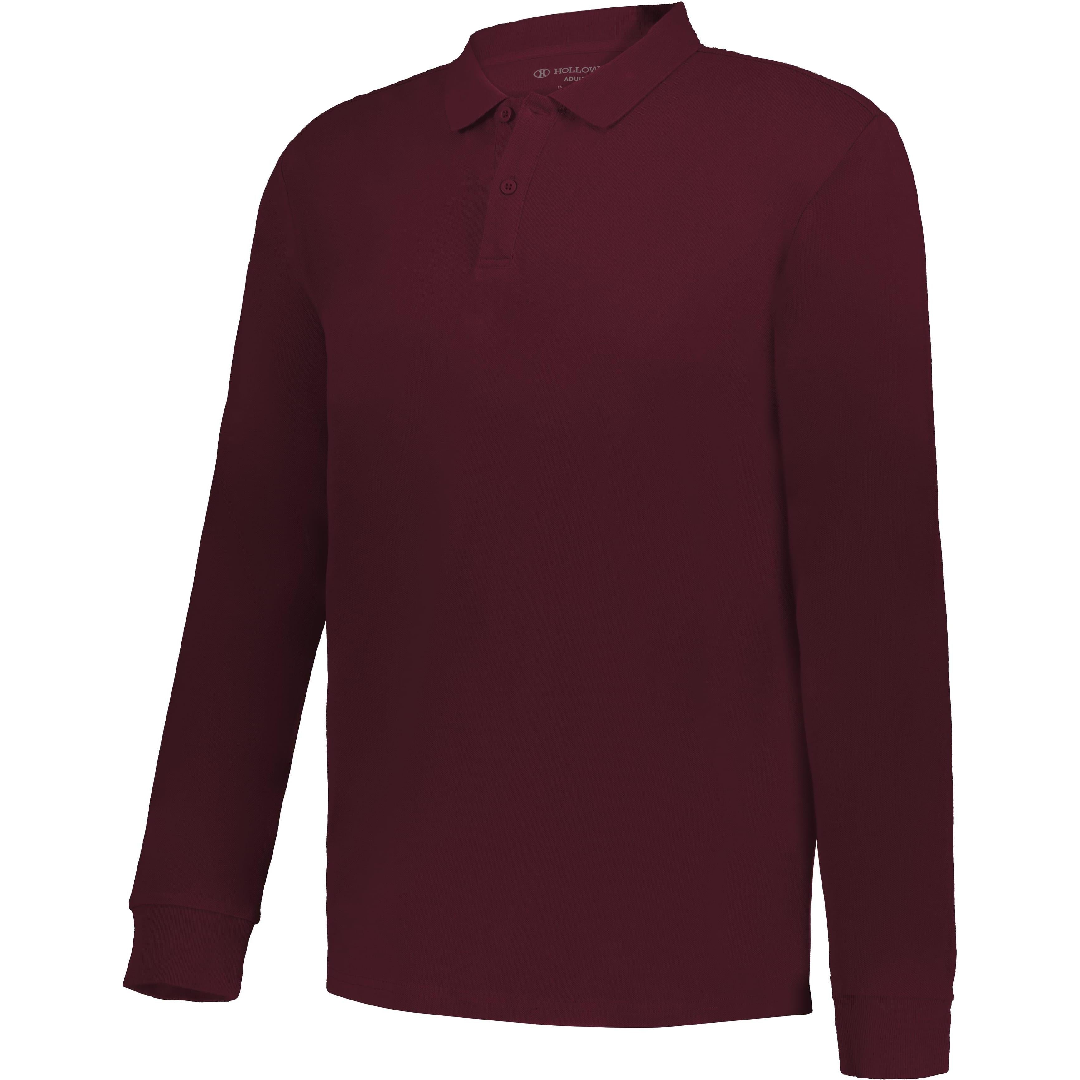 Holloway Core Cotton Long Sleeve Polo