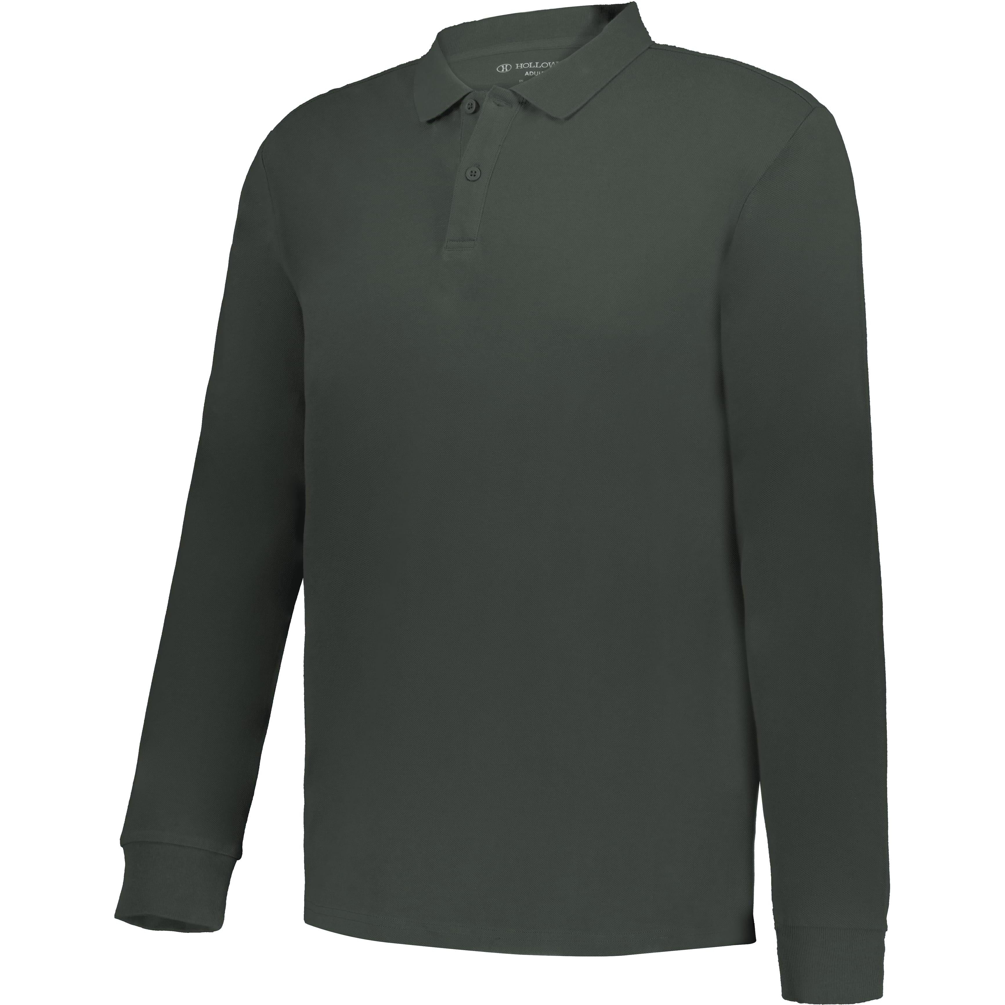 Holloway Core Cotton Long Sleeve Polo