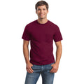 no-logo CLOSEOUT - Gildan Ultra Cotton 100% US Cotton T-Shirt with Pocket-Gildan-Maroon-M-Thread Logic