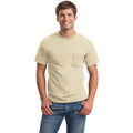 no-logo CLOSEOUT - Gildan Ultra Cotton 100% US Cotton T-Shirt with Pocket-Gildan-Sand-XL-Thread Logic
