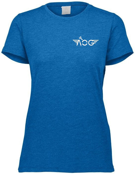 no-logo Augusta Ladies Tri-Blend Tee-Ladies T-Shirts-Augusta-Thread Logic