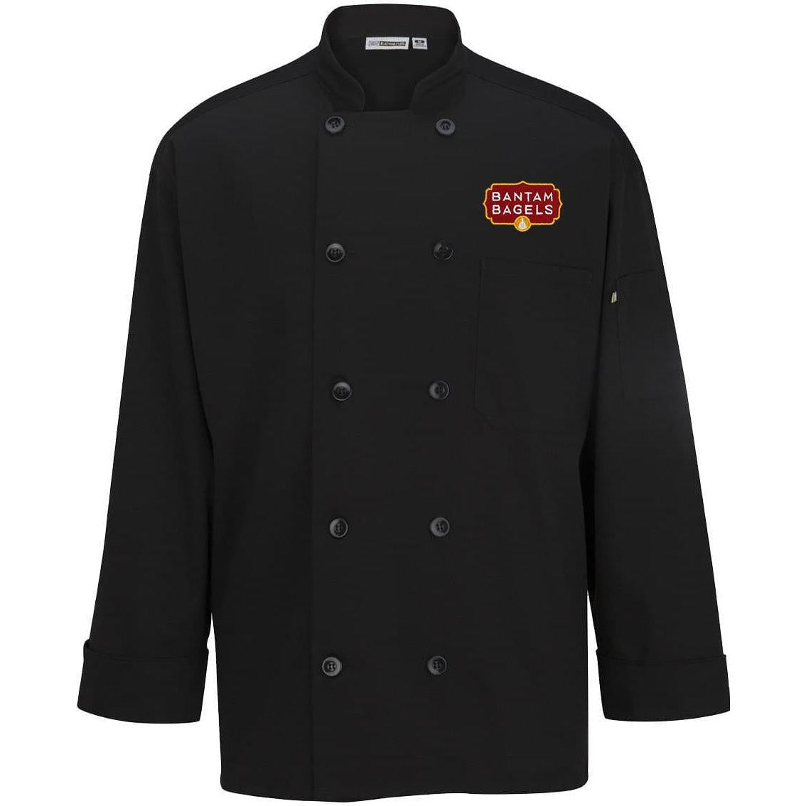 no-logo Edwards 10 Button Chef Coat with Mesh-Men's Chef Coats-Edwards-Thread Logic